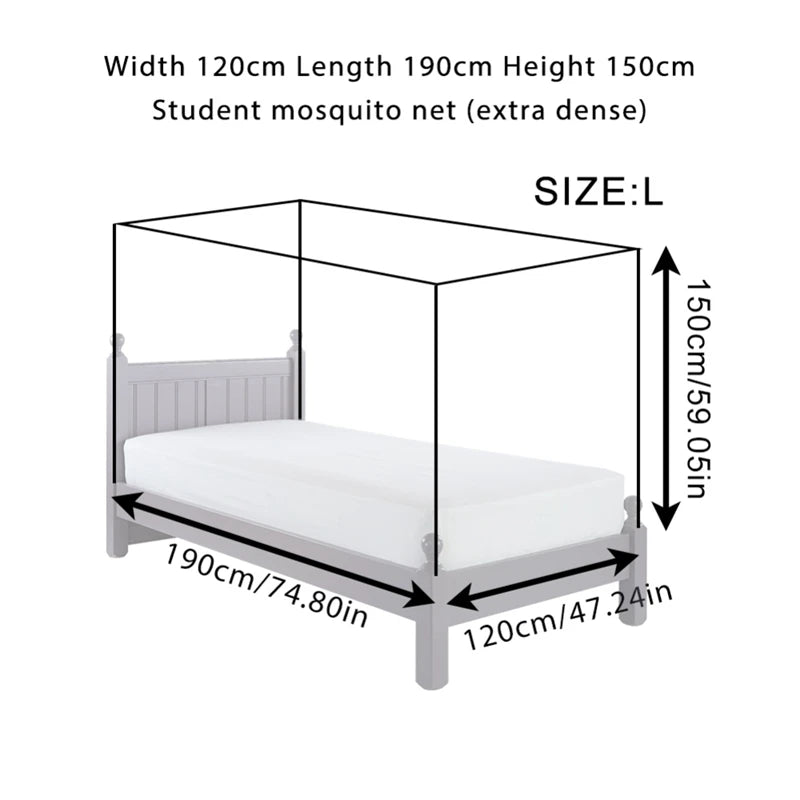 Moustiquaire de lit anti-moustiques pour chambre