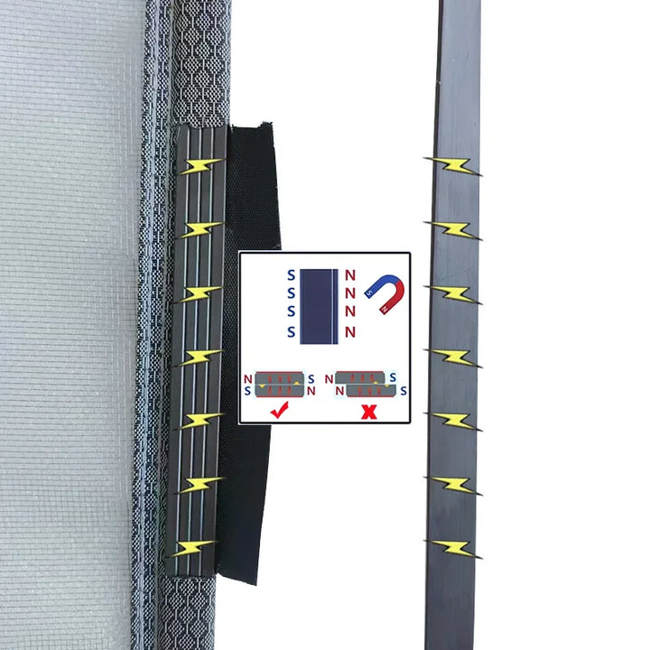 Moustiquaire de fenêtre auto-agrippante anti-moustiques
