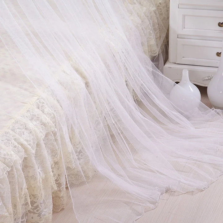 Moustiquaire de lit blanc anti-moustiques pour chambre