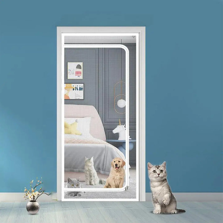 Moustiquaire de porte magnétique anti-insectes