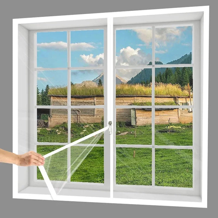 Moustiquaire de fenêtre auto-agrippante anti-moustiques
