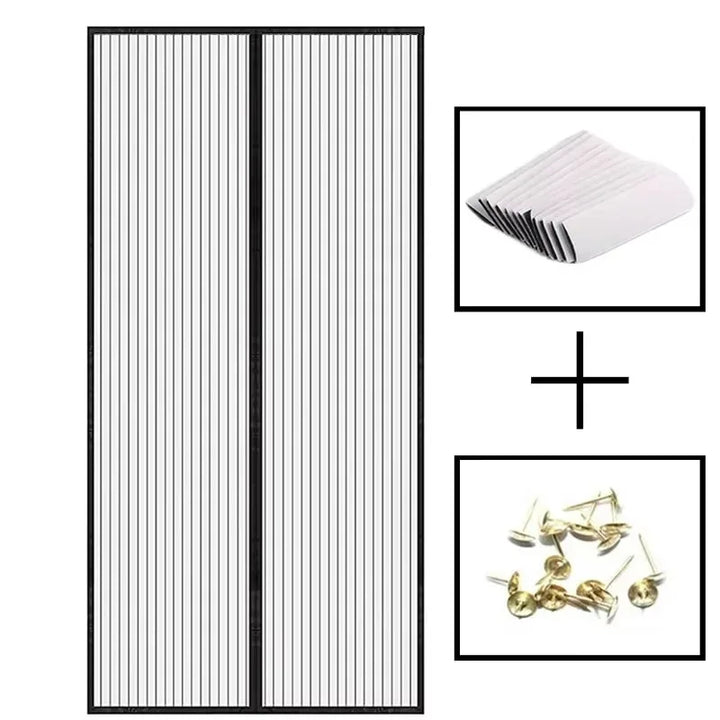 Moustiquaire de porte magnétique anti-insectes