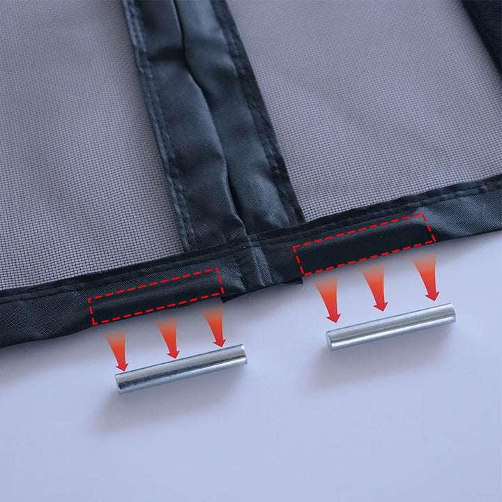 Moustiquaire de porte magnétique anti-insectes