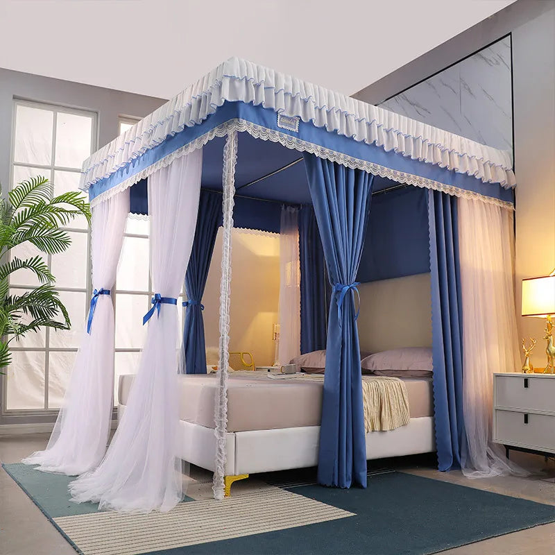Moustiquaire de lit vert anti-moustiques pour chambre
