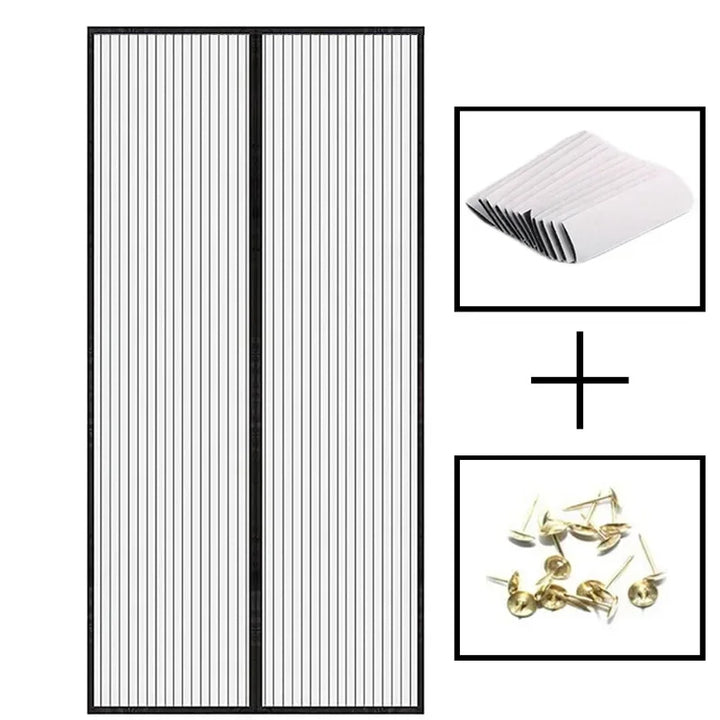 Moustiquaire de porte magnétique anti-insectes