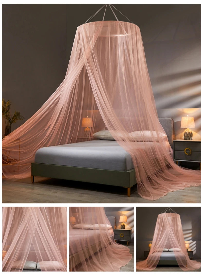 Moustiquaire de lit blanc anti-moustiques pour chambre