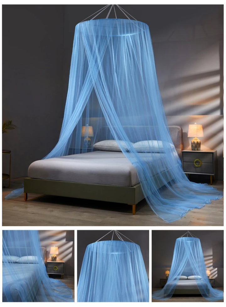 Moustiquaire de lit blanc anti-moustiques pour chambre