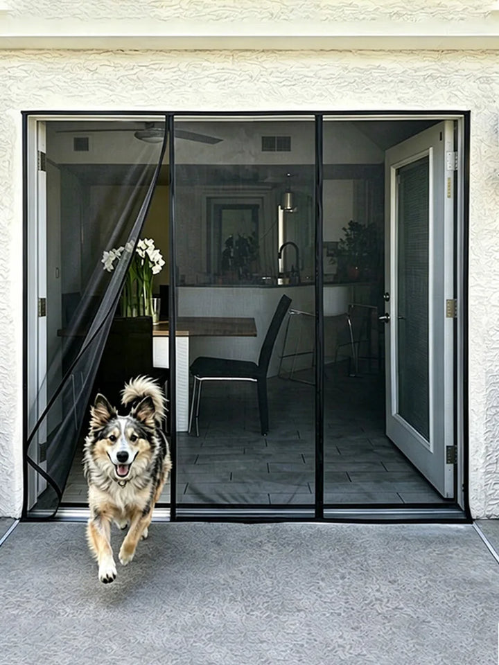 Moustiquaire de porte magnétique anti-insectes