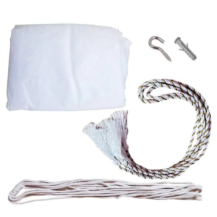Moustiquaire de lit blanc anti-moustiques pour chambre