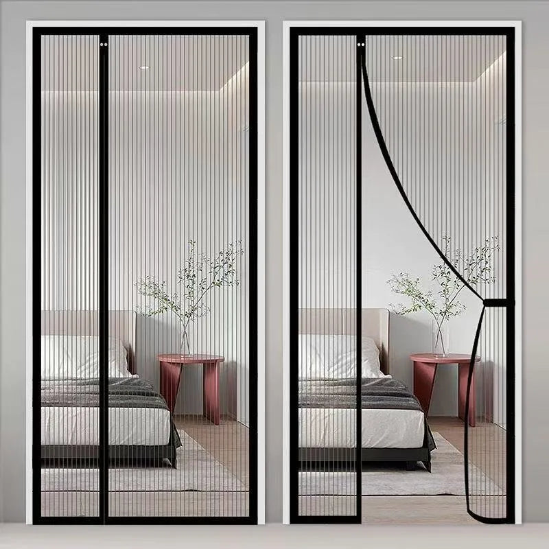 Moustiquaire de porte magnétique anti-insectes