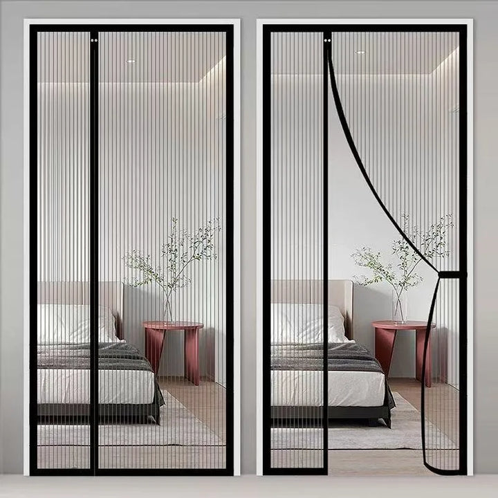 Moustiquaire de porte magnétique anti-insectes