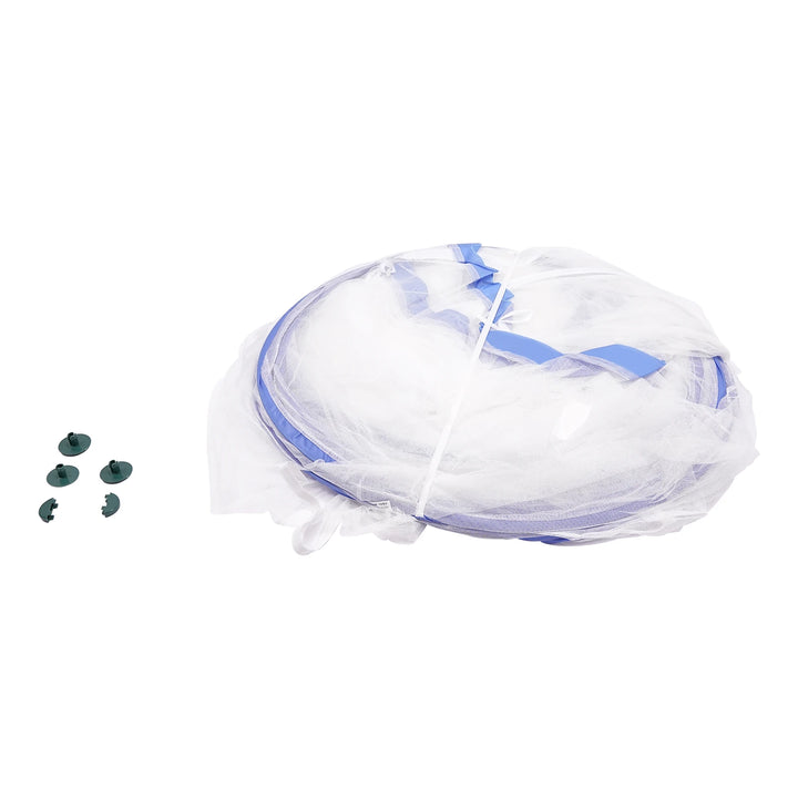 Moustiquaire de lit bleu anti-moustiques pour chambre