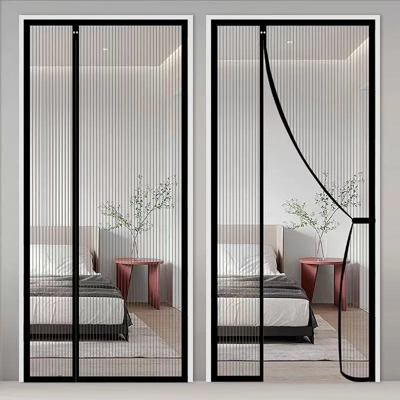 Moustiquaire de porte magnétique anti-insectes