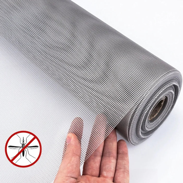 Moustiquaire de fenêtre gris auto-agrippante anti-moustiques