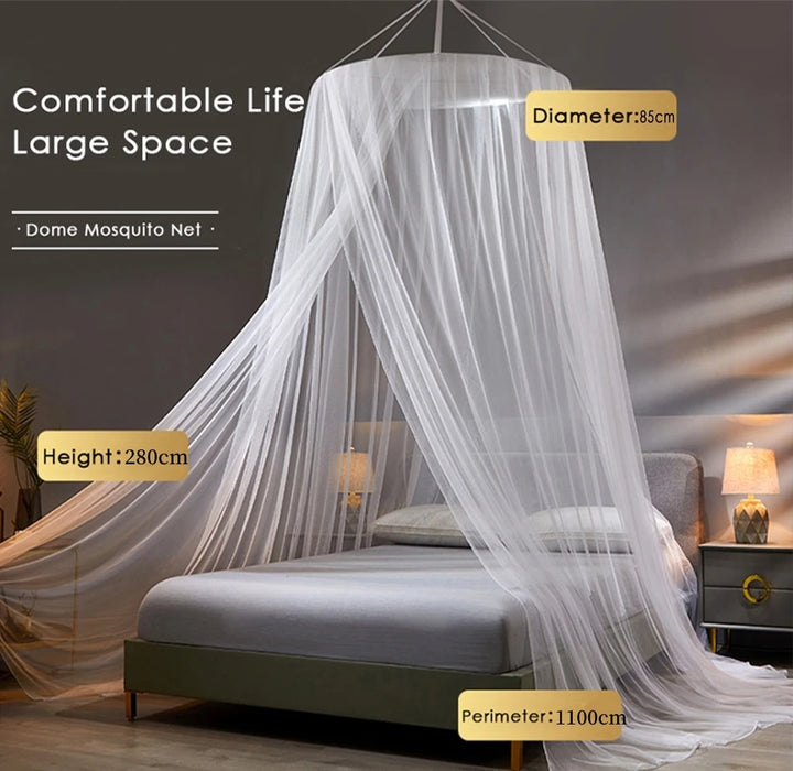 Moustiquaire de lit blanc anti-moustiques pour chambre