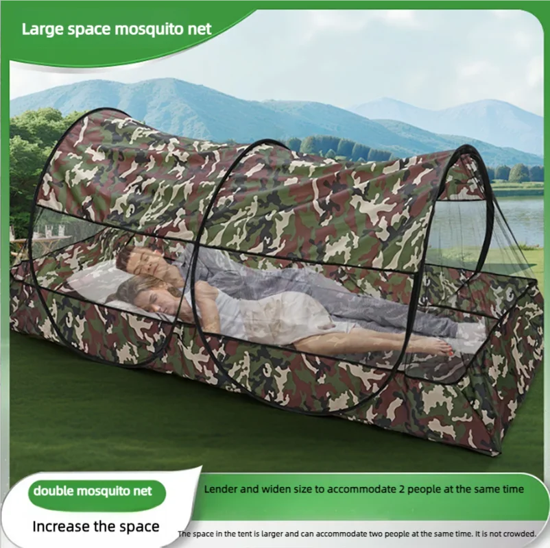 Moustiquaire d'extérieur pour camping et jardin