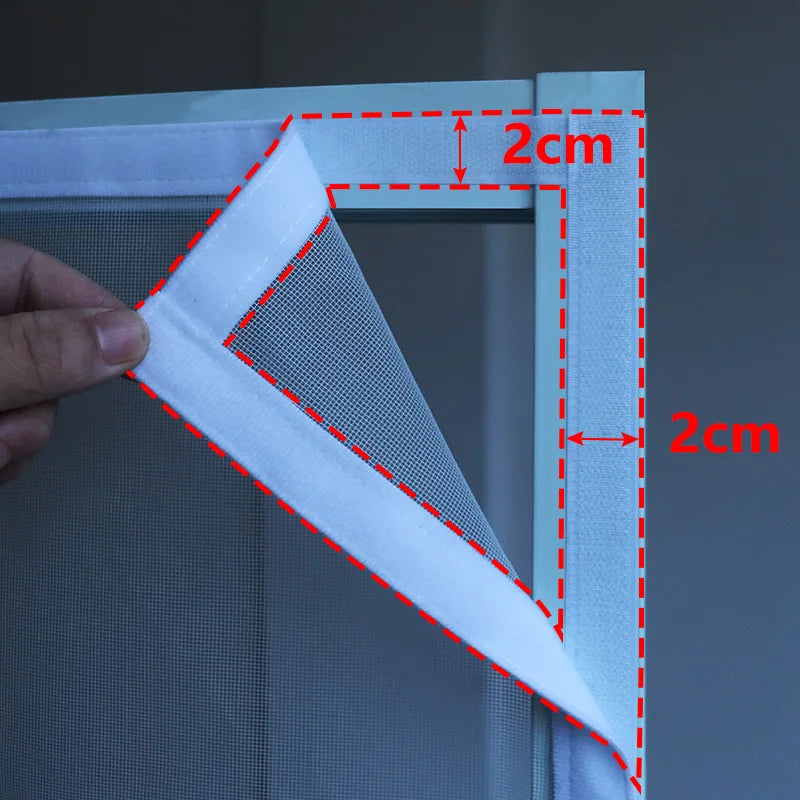 Moustiquaire de porte magnétique anti-insectes