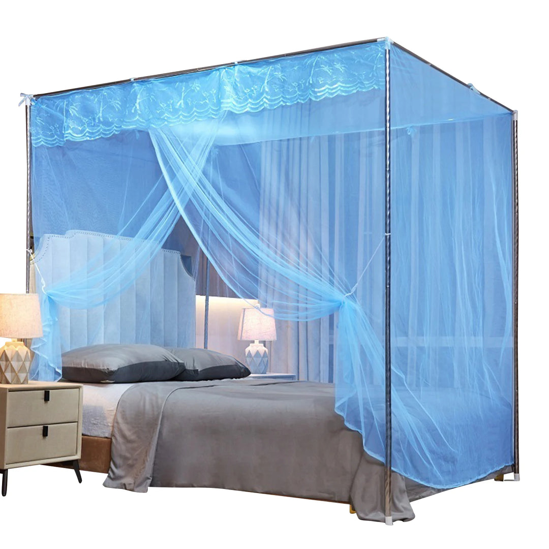 Moustiquaire de lit rose anti-moustiques pour chambre