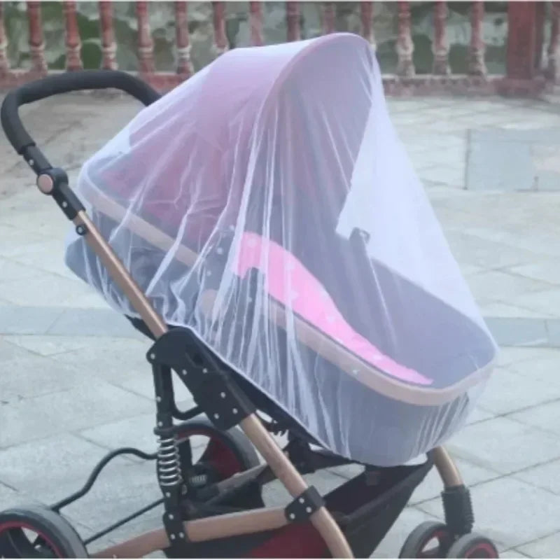 Moustiquaire de poussette bleu pour bébé