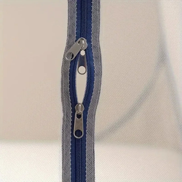 Moustiquaire de lit gris anti-moustiques pour chambre