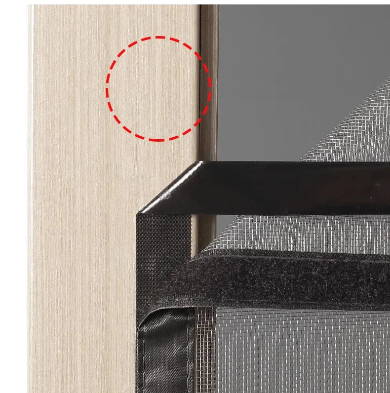 Moustiquaire de porte magnétique anti-insectes