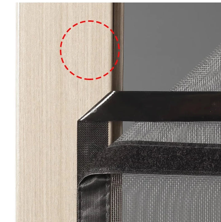 Moustiquaire de porte magnétique anti-insectes