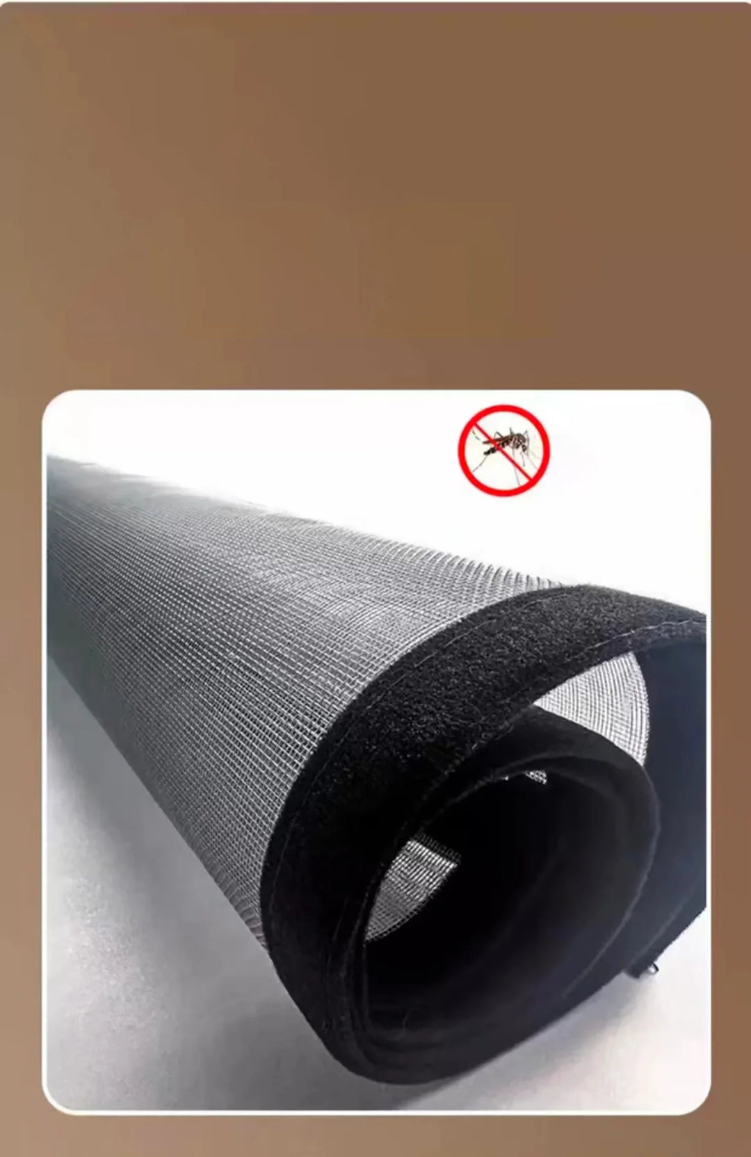 Moustiquaire de fenêtre auto-agrippante anti-moustiques