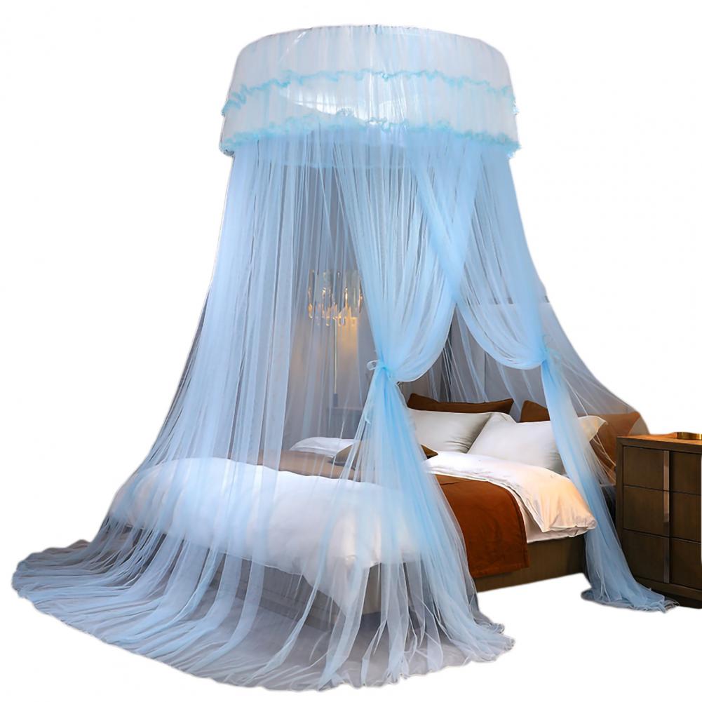Moustiquaire de lit vert foncé anti-moustiques pour chambre