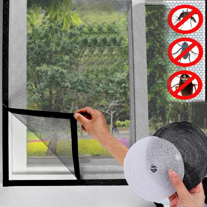 Moustiquaire de fenêtre auto-agrippante anti-moustiques