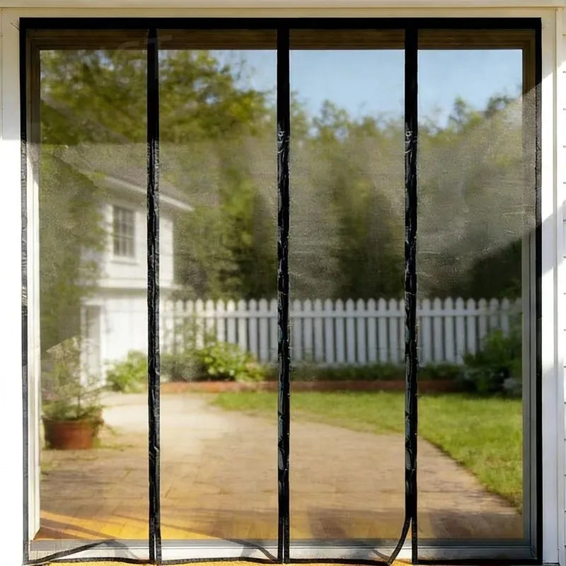 Moustiquaire de porte magnétique anti-insectes