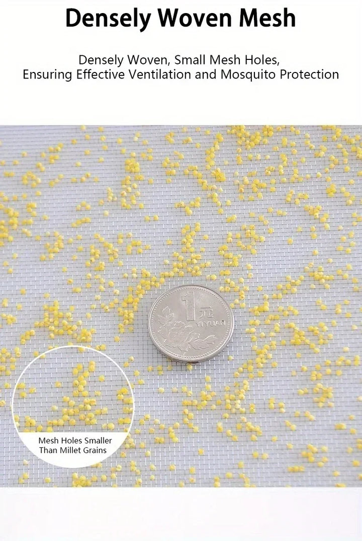 Moustiquaire de fenêtre blanc auto-agrippante anti-moustiques