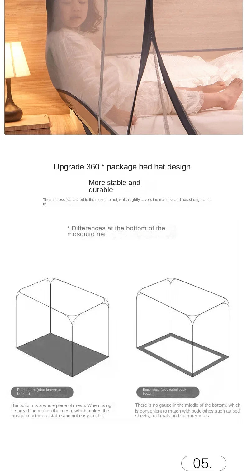 Moustiquaire de lit anti-moustiques pour chambre