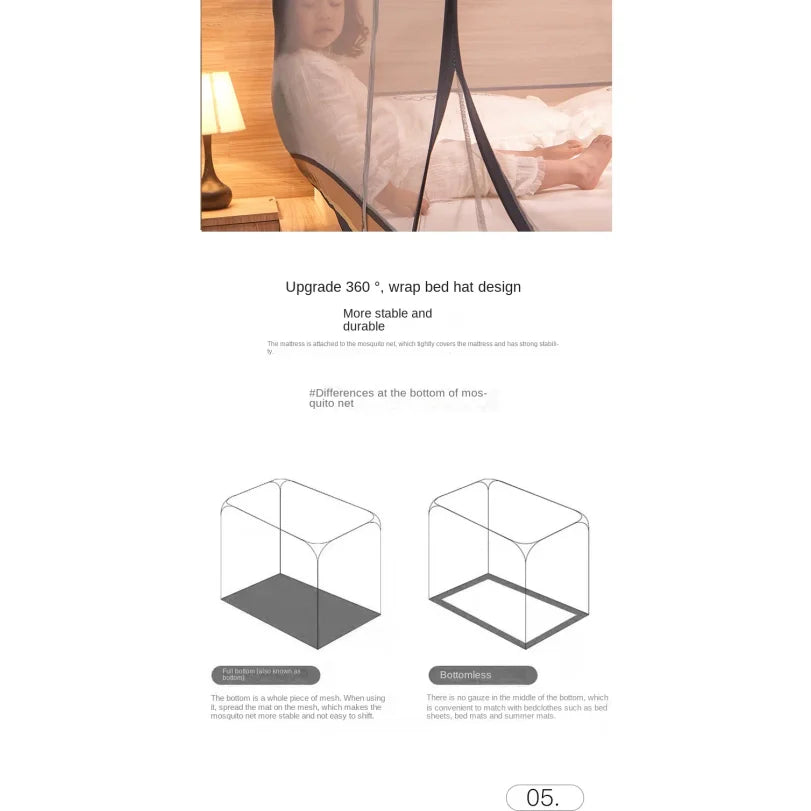 Moustiquaire de lit anti-moustiques pour chambre