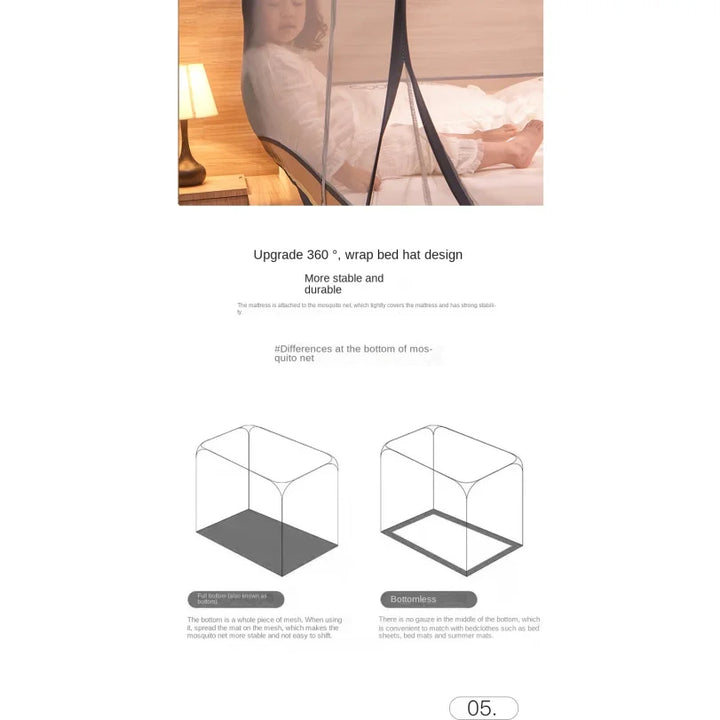 Moustiquaire de lit anti-moustiques pour chambre