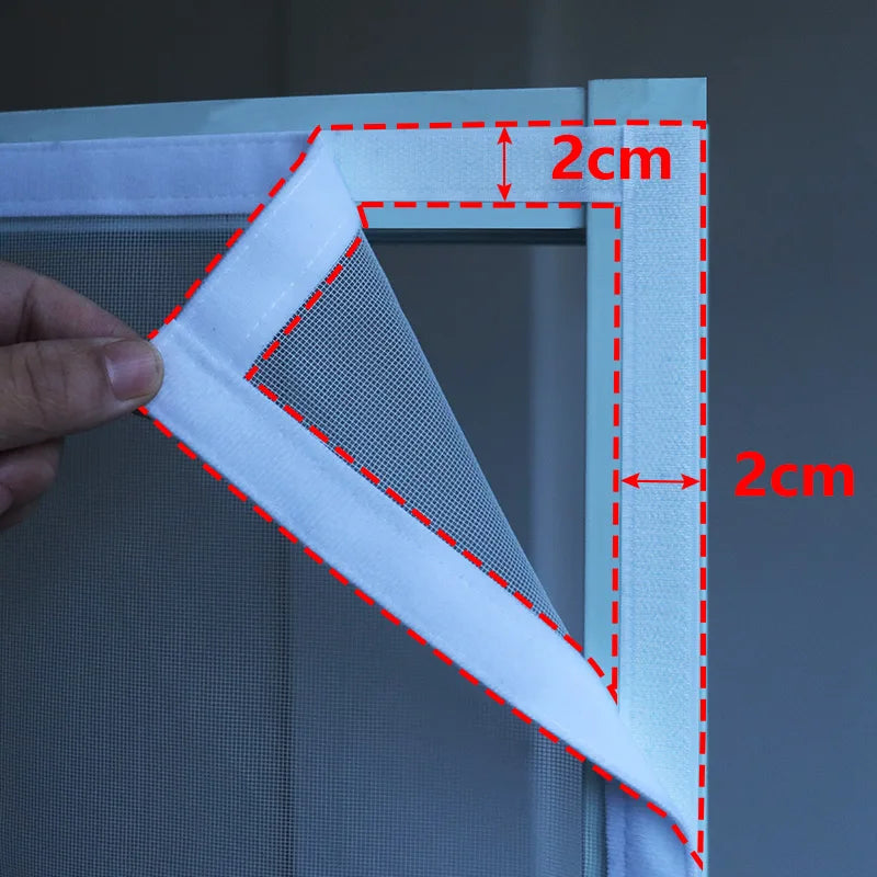 Moustiquaire de porte magnétique anti-insectes