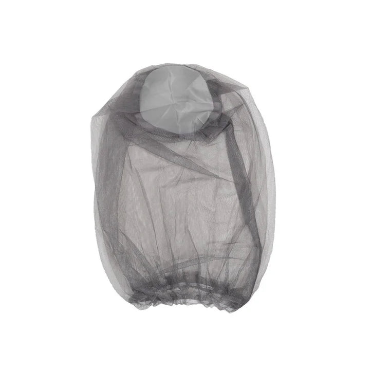 Moustiquaire de tête gris pour pêche et randonnée