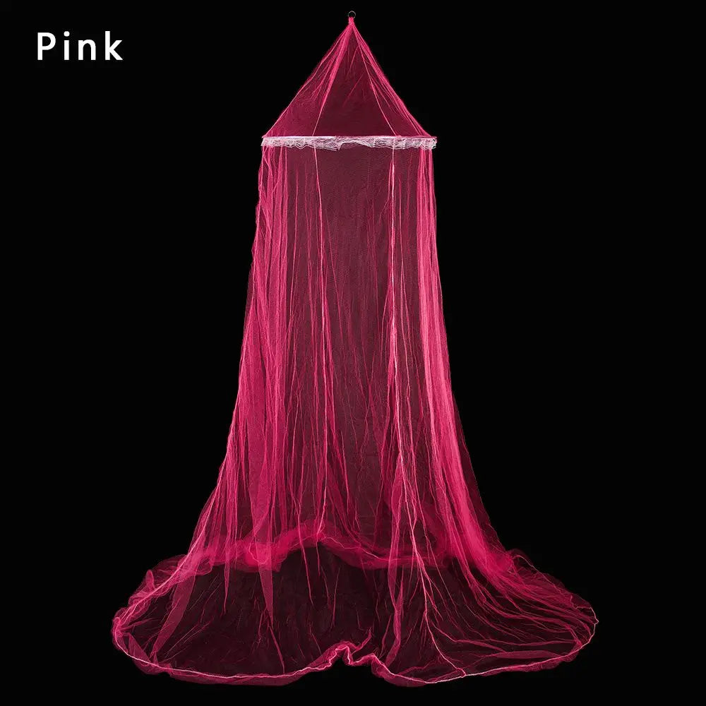 Moustiquaire de lit rose anti-moustiques pour chambre