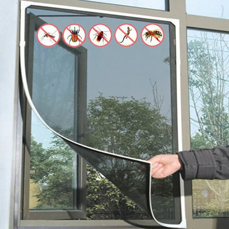 Moustiquaire de fenêtre auto-agrippante anti-moustiques
