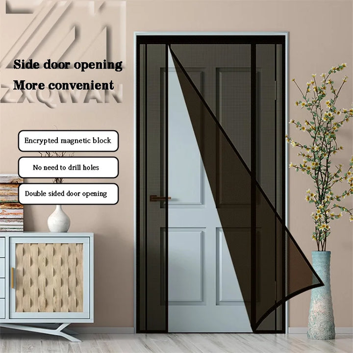 Moustiquaire de porte magnétique anti-insectes