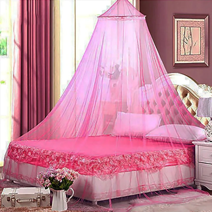 Moustiquaire de lit bleu anti-moustiques pour chambre