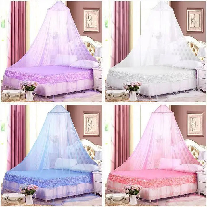 Moustiquaire de lit bleu anti-moustiques pour chambre