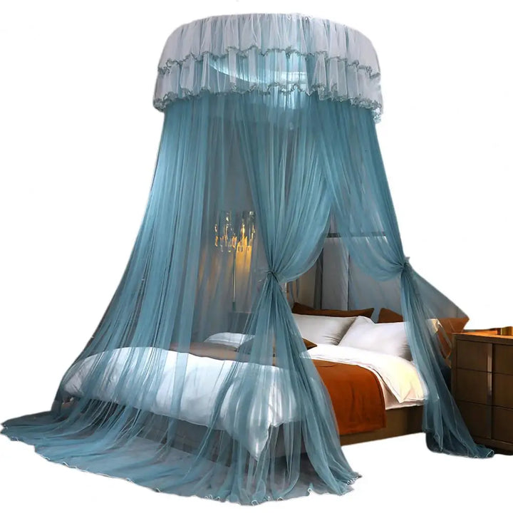 Moustiquaire de lit vert foncé anti-moustiques pour chambre