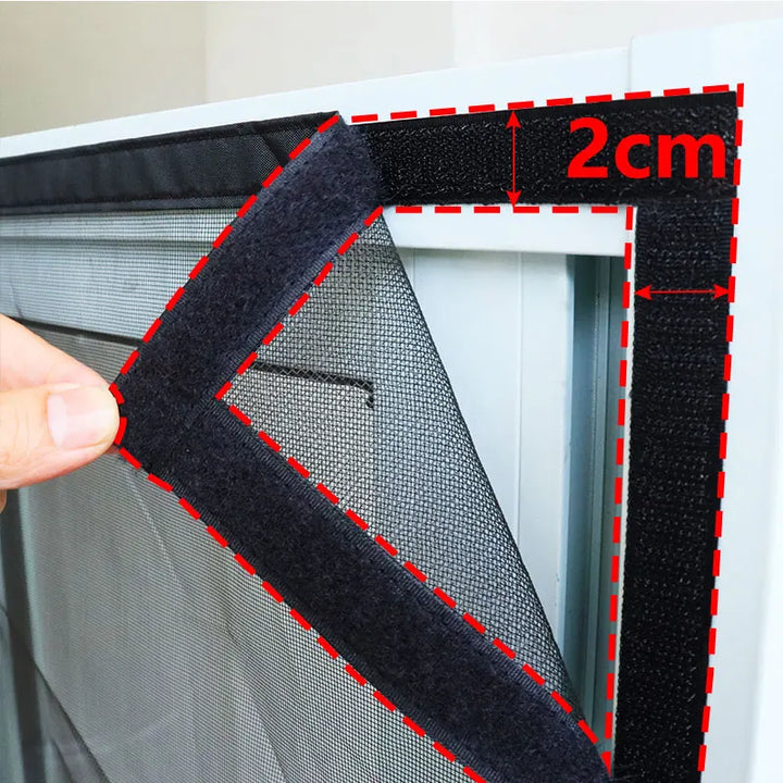 Moustiquaire de porte magnétique anti-insectes