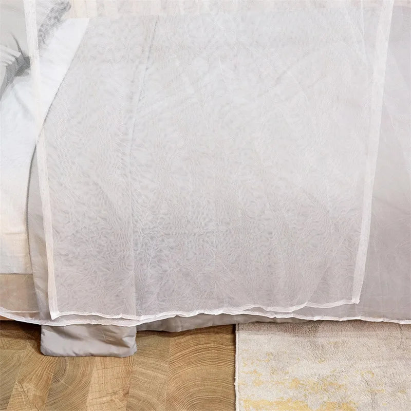 Moustiquaire de lit rose anti-moustiques pour chambre