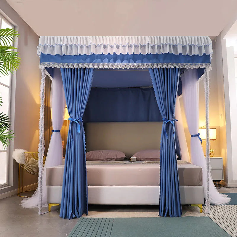 Moustiquaire de lit vert anti-moustiques pour chambre