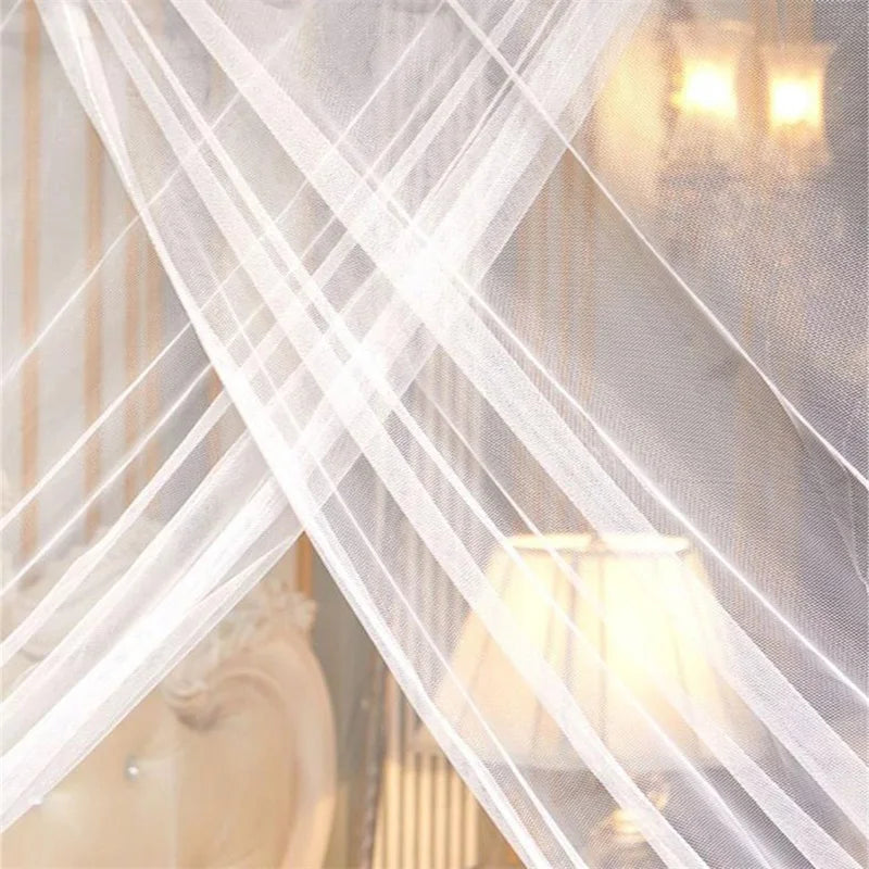 Moustiquaire de lit rose anti-moustiques pour chambre