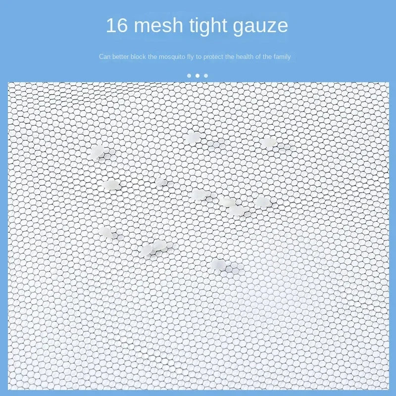 Moustiquaire de fenêtre blanc auto-agrippante anti-moustiques