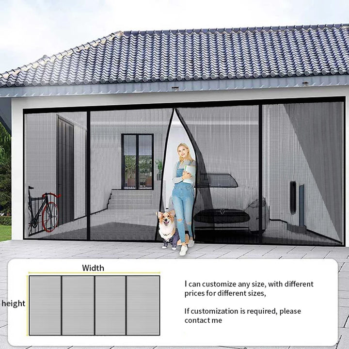 Moustiquaire de porte magnétique anti-insectes