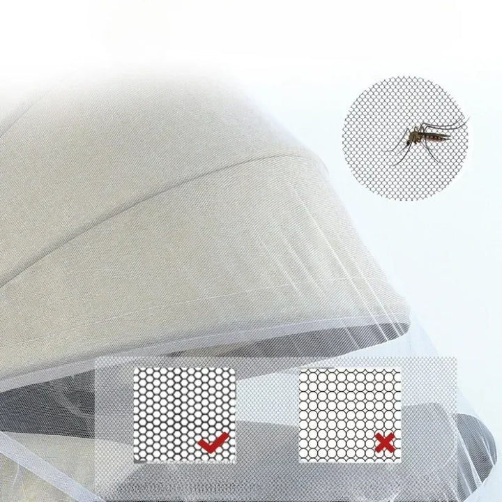 Moustiquaire de poussette bleu pour bébé