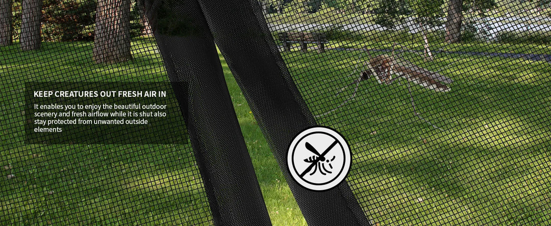 Moustiquaire de porte magnétique anti-insectes